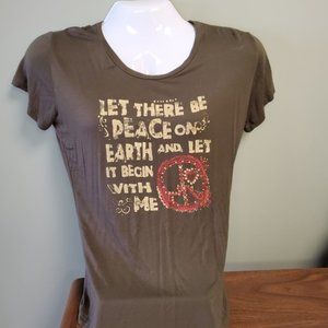 Distressed Worn Graphic T Shirt